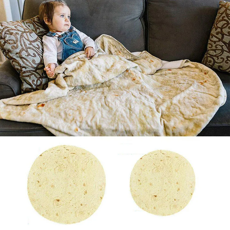 122/155/182 см круглая мягкая флисовая пеленка burrito для малышей, шляпа Tortilla для новорожденных, реквизит для фотосессии, постельные принадлежности для младенцев
