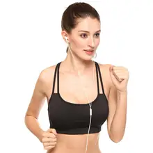 Женские футболки для йоги, мягкий без косточек молния противоударные спортивные бюстгальтеры, дышащий спортивный жилет для пробежек Топы Нижнее белье