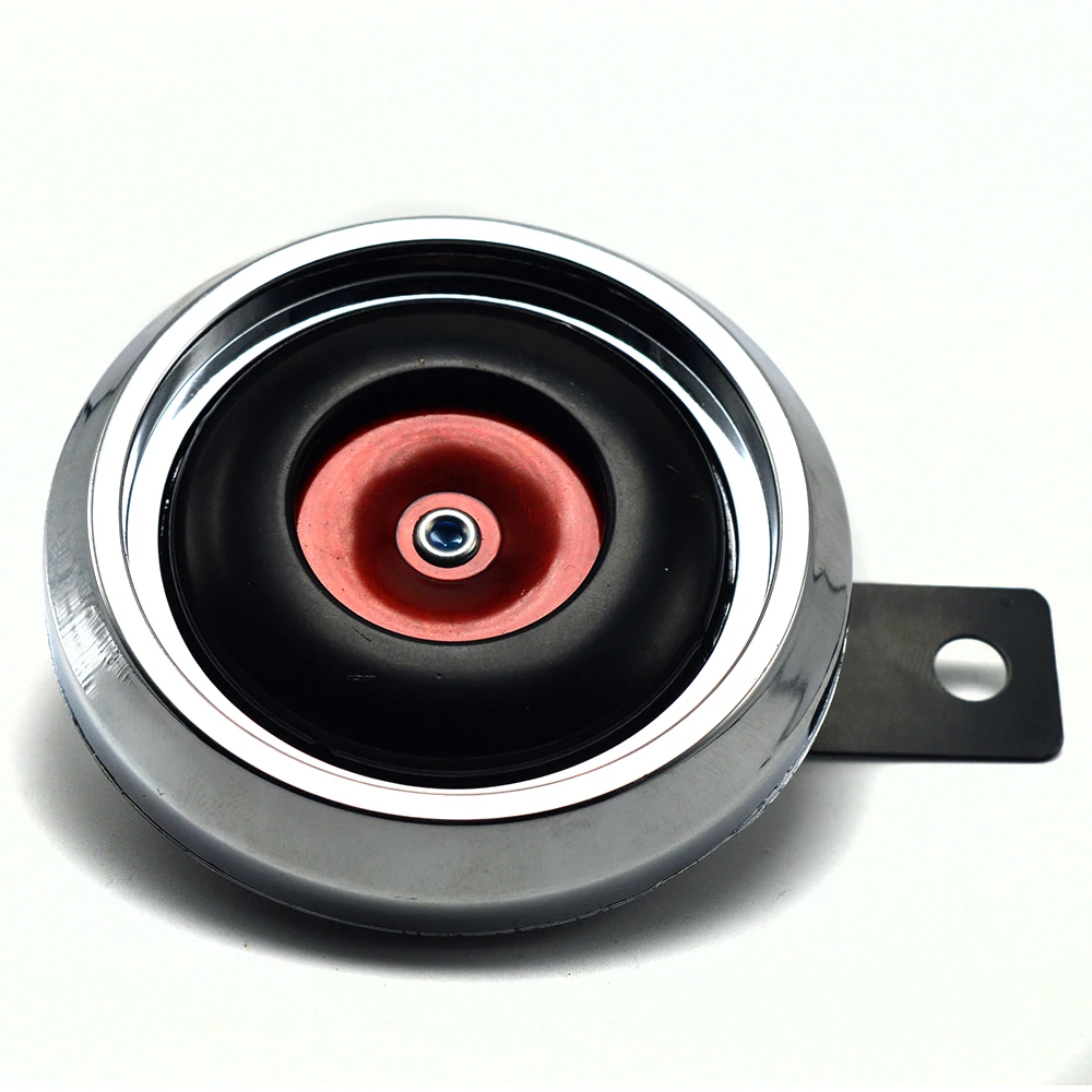 

Chrome plated New 12V Horn for Motorbike Motorcycle Chopper Scooter High Cost Performance Free shipping
