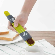 1 шт. домашняя кухня восемь киосков весы ложка измерительный регулируемый количественный кофе выпечки мерная чашка двойной конец мерные ложки