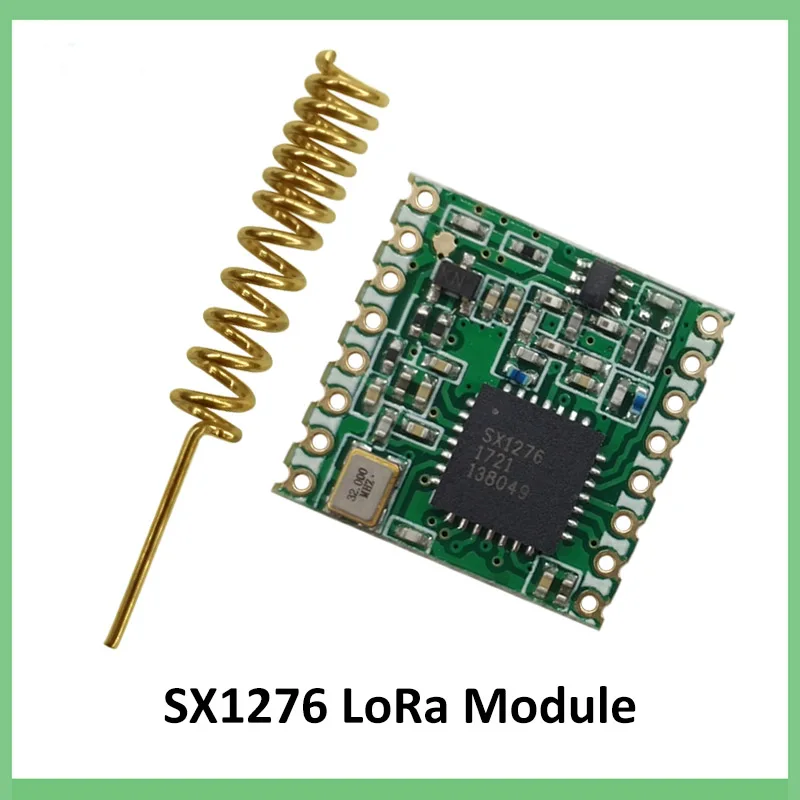 

868MHz super low power RF LoRa module SX1276 chip Long-Distance communication Receiver and Transmitter SPI IOT+ antenna