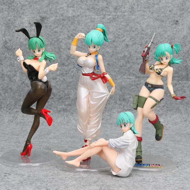 Japanese Anime Bulma Bunny Girl Dragon Ball Z army action Figures Toys dragonball Gals Bulma Model Collection Christmas Gift