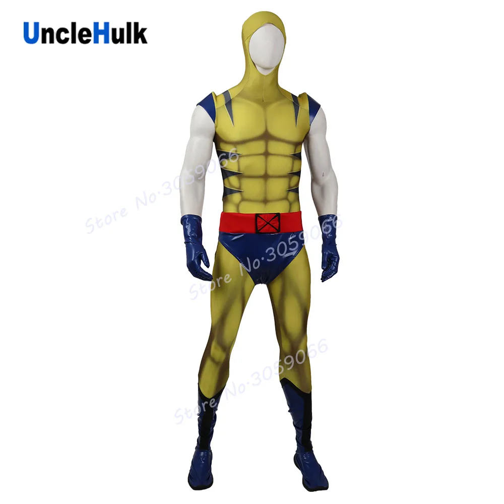 X-men Джеймс Логан Howlett комикс лайкра спандекс костюм из лайкры-SH5006 | UncleHulk