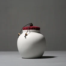 Портативные контейнеры для чая белая пробка для бутылки керамический герметичный маленький банки для чая 70 г Путешествия Портативный креативный ящик для хранения мини бытовой запечатанный