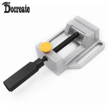 

Cast Aluminium Drill Press Vise Rotate Hand Tools Quick Release Mechanical Clamp