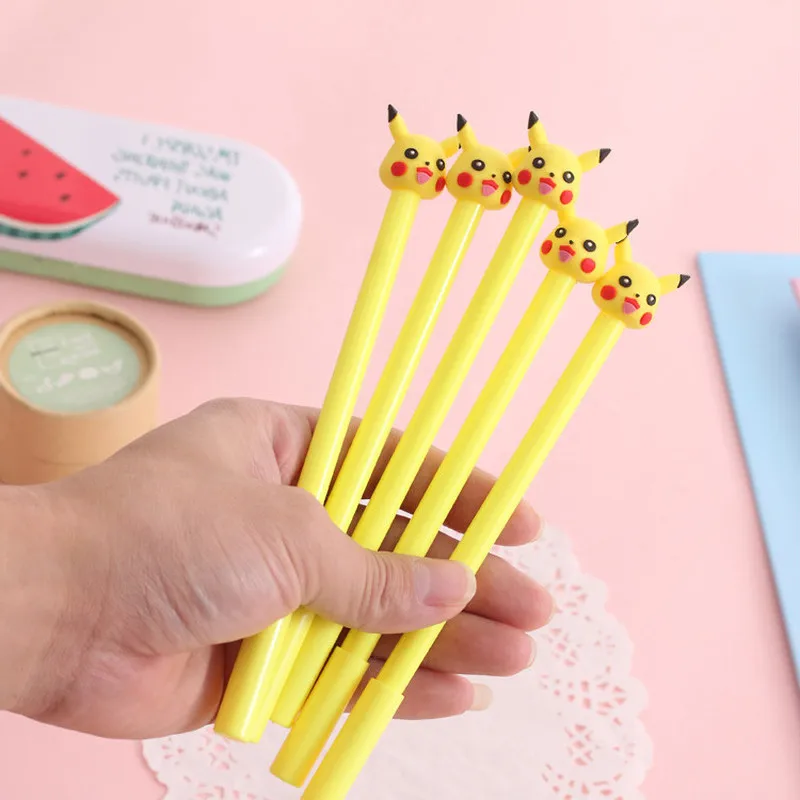 24 Pcs Korean Creative Stationery Yellow Elf Neutral Pen Kawaii School Supplies Pen for Writing Office Supplies Wholesale