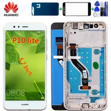 Huawei P10 lite 5,2 дюймов ЖК-дисплей дигитайзер vancca2 в сборе 1920*1080 сенсорный экран Рамка для huawei P10 LITE ЖК-экран