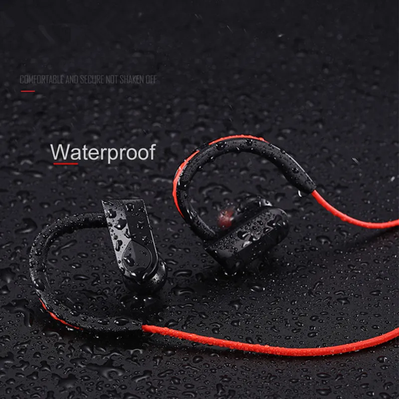 Sport Bluetooth Headphone Wireless Earphone Bluetooth Headset Waterproof noise reduction with Microphone for android ios phones