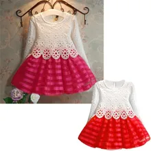 Новинка года; платье принцессы для девочек; бальное платье принцессы с длинными рукавами; сезон весна-лето; Мини-Платья с цветочным узором; Прямая поставка; 823