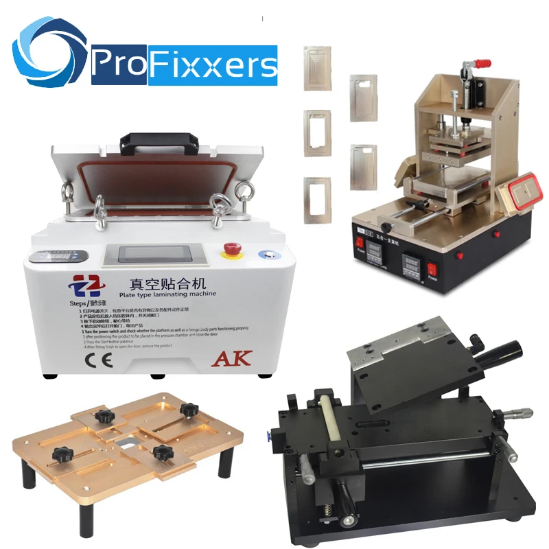 

Phone Repair Set 5 in 1 Frame Laminator Machine+Laminator Machine+Universal Align Mould+accurate OCA film Laminating Machine