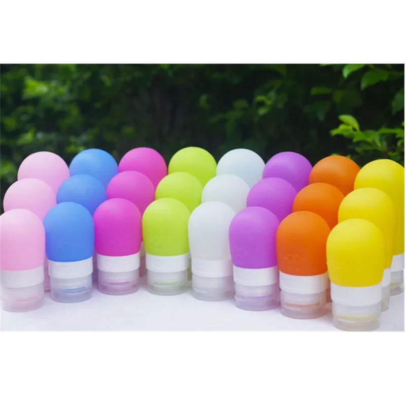 

Silicone Shampoo Shower Gel Lotion Sub-bottling Tube Squeeze Tool Travel Bottles 3 sizes