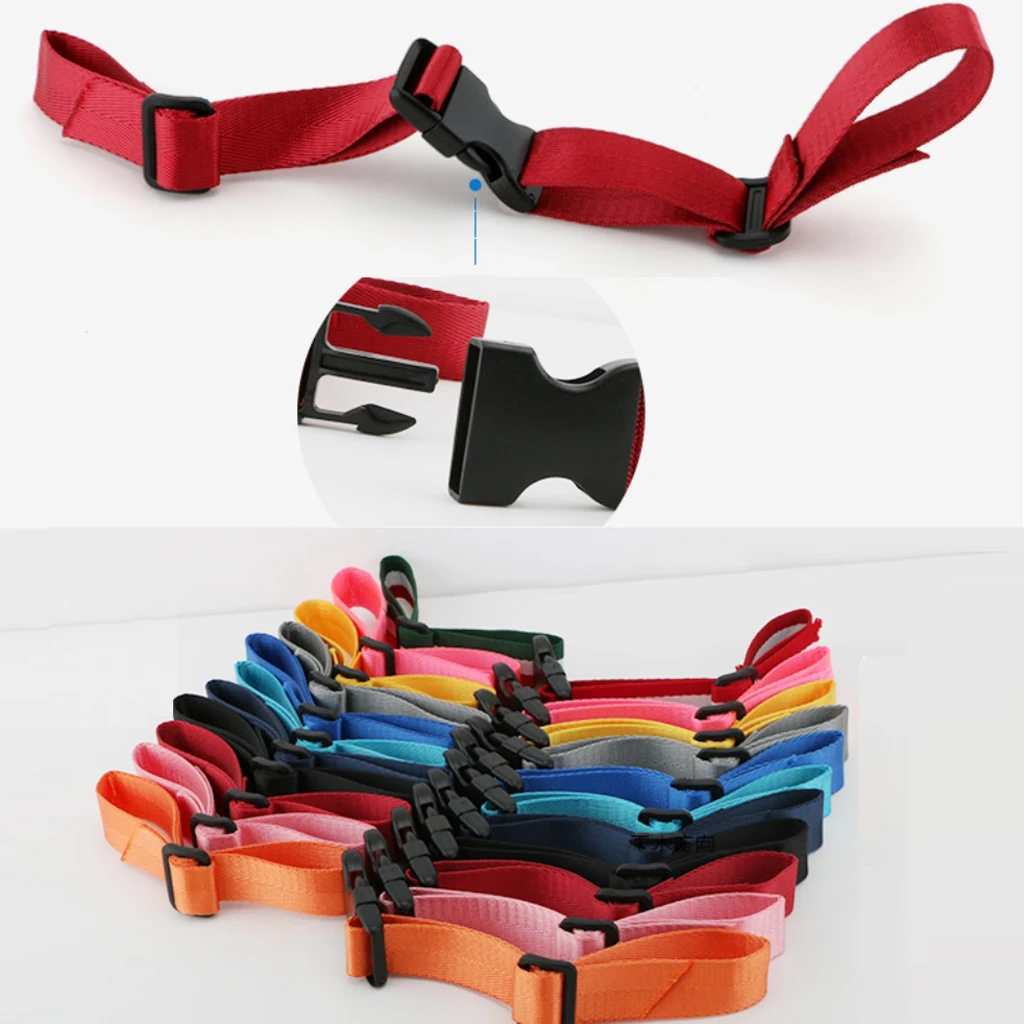 2 Pcs Universal Nylon Backpack Webbing Chest Harness Belts Waist Strap Buckle Gear Clips for Camping Hiking Climbing Accessory