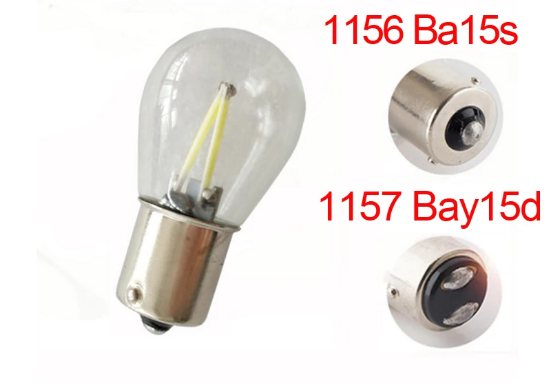 1pcs P21W LED Ba15s 1156 Strobe Flash Led Filament Chip Car Light S25 Auto Vehicle Reverse Turning Bulb Lamp DRL White Yellow (3)