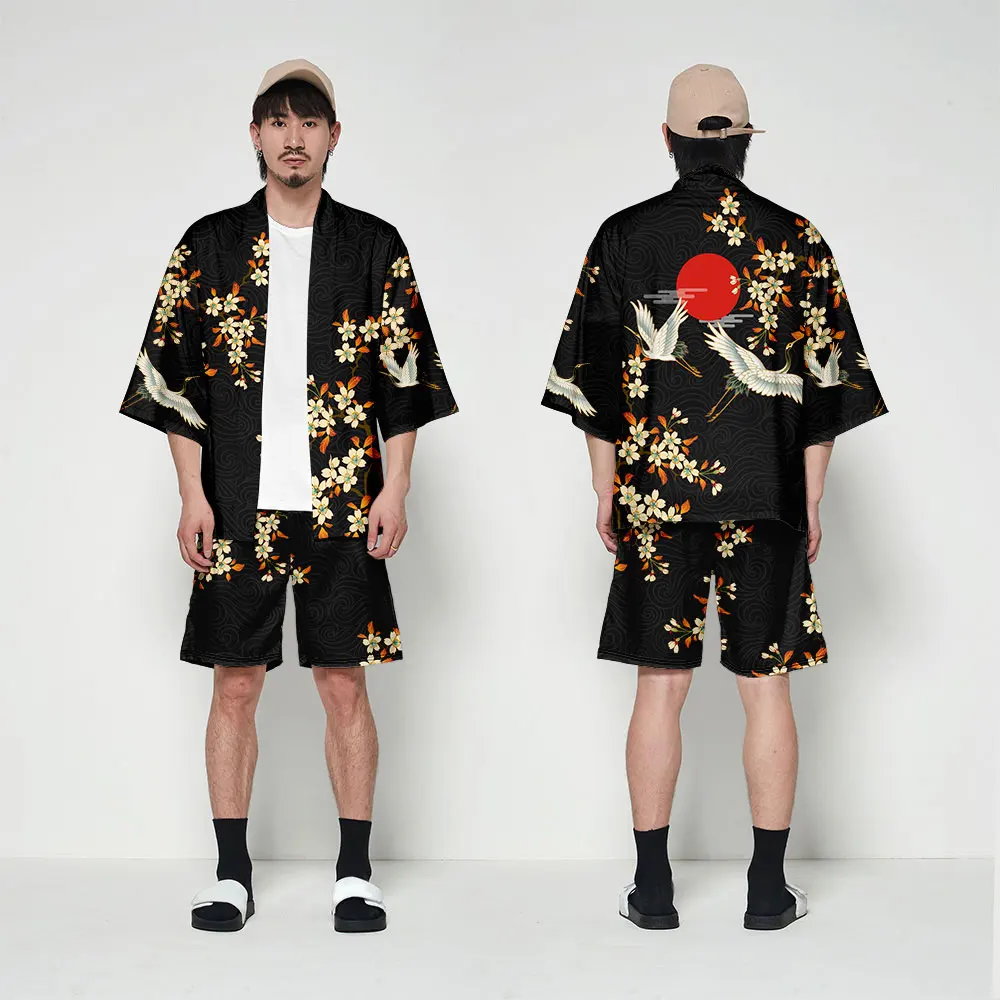 Кимоно 3D Футболка с принтом Harajuku мужские/женские футболки модные летние футболки горячая Распродажа модная уличная одежда