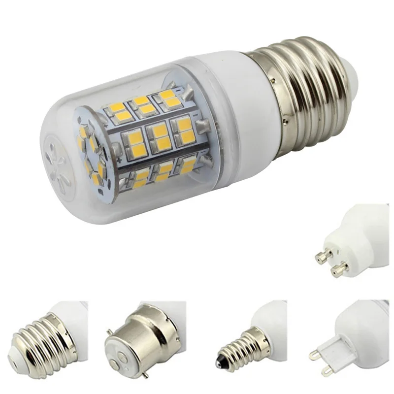 E14 E27 Светодиодный светильник 12 в 24 в G9/B22 энергосберегающая лампа AC/DC E12/E26 48 SMD 2835 Светодиодный светильник для дома 5 шт./лот