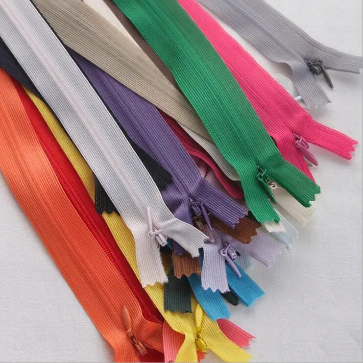 Alipress 40cm Invisible Zippers mix color 50PCS 3 DIY Nylon Coil