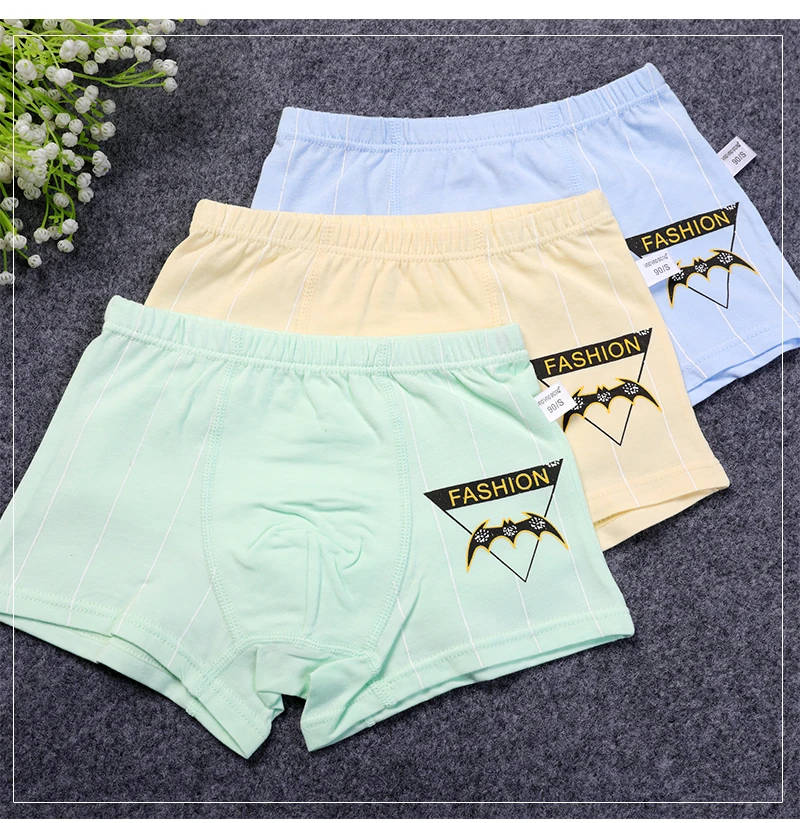 Boys Underwear Kids Underwear Boxer Cotton Children Underpants Briefs 6 PCLot Male Mixed Color Short Pantie Costume For Kids3