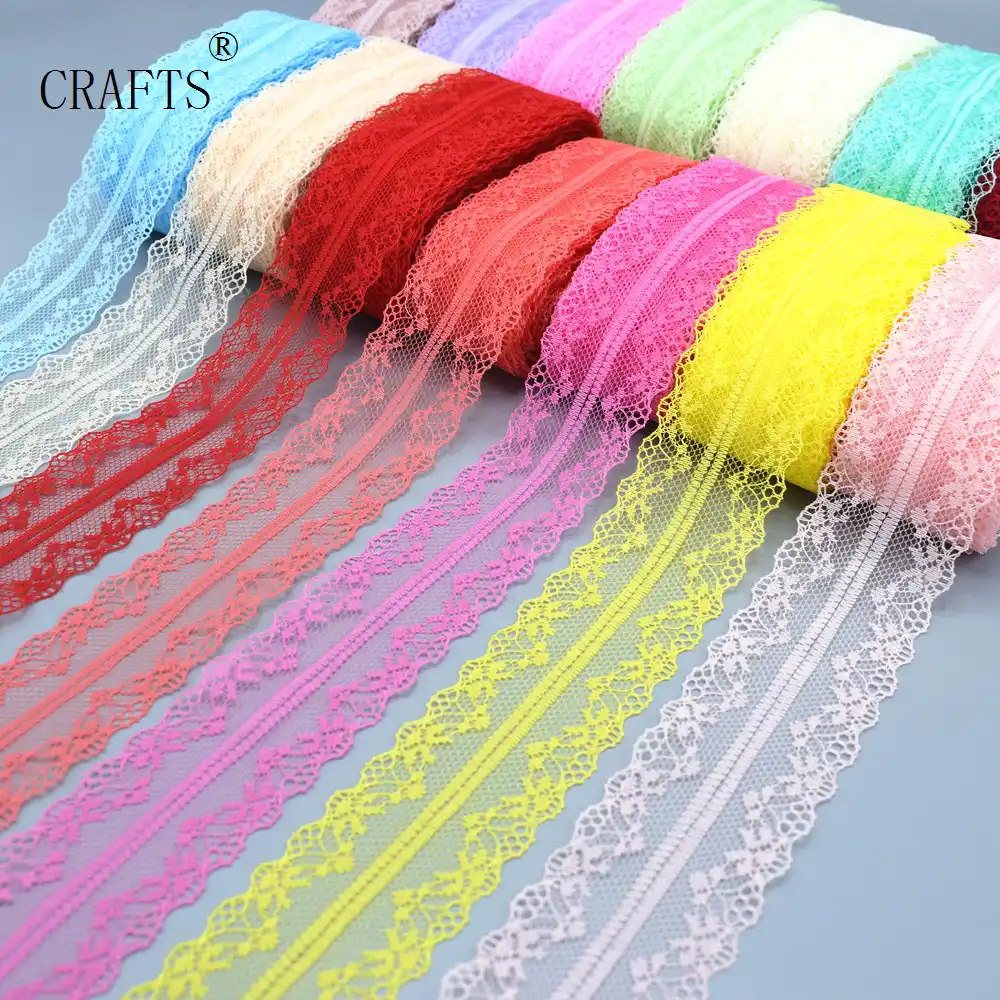 New! wholesale 5 10 yards beautiful lace ribbon, 45mm wide, DIY jewelry