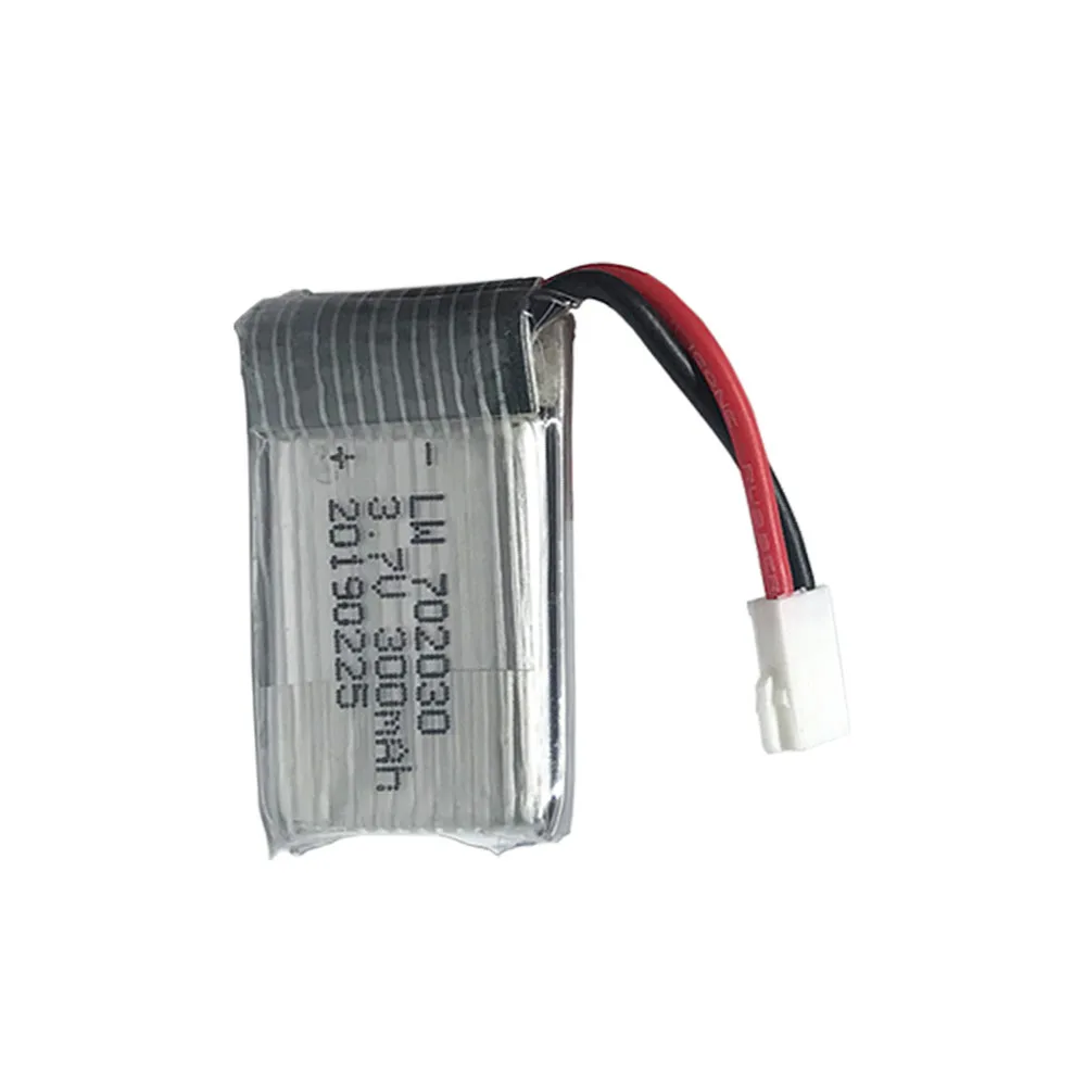 Литий полимерный аккумулятор 3 7 в 300 мАч для E55 FQ777 FQ17W Hubsan H107 Syma X11C Udi U816 U830 RC