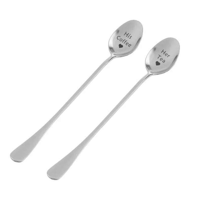 

Valentine's Day Gift For Boyfriend Spoon Her Tea His Coffee Present For Husband Wife Girlfriend Present Anniversary Couple Spoon