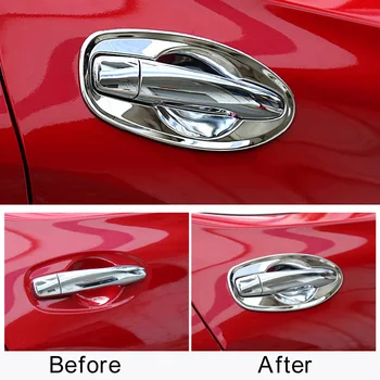 

Car Door Handle Bowl Cover Exterior Door Bowl Trim Car Styling Accessories For Nissan X-Trail X Trail T32 Rogue 2014-2017 2018