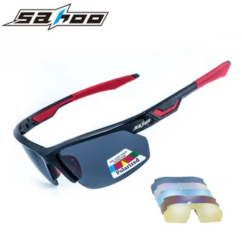 

2017 Sahoo Polarized Cycling Glasses Outdoor MTB Bike Bicycle Sunglasses Unisex Sport Cycling Eyewear Goggles 5 Pair Of Lens