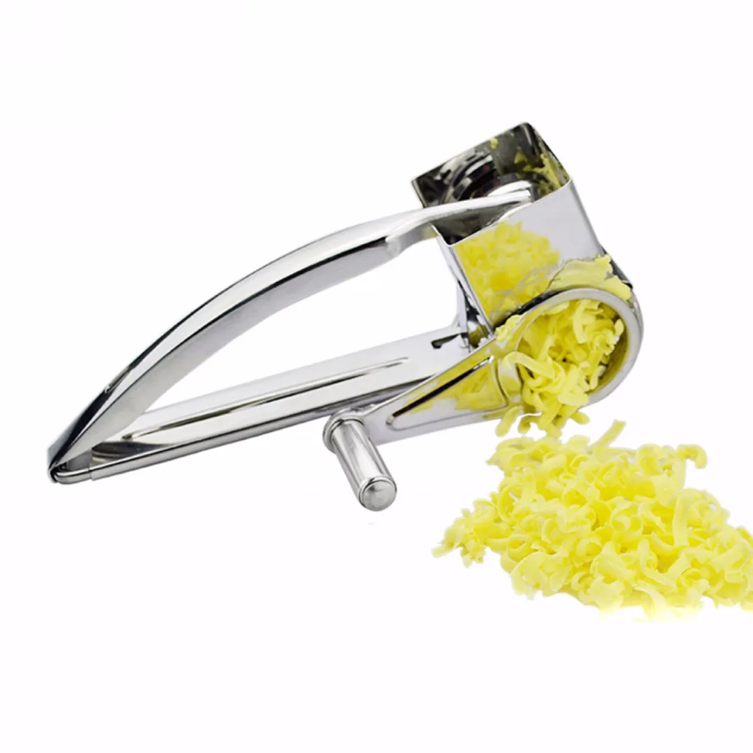 Вращательный прибор для натирания сыра 1 барабаны лезвия Slicer шоколад морковь нержавеющая сталь