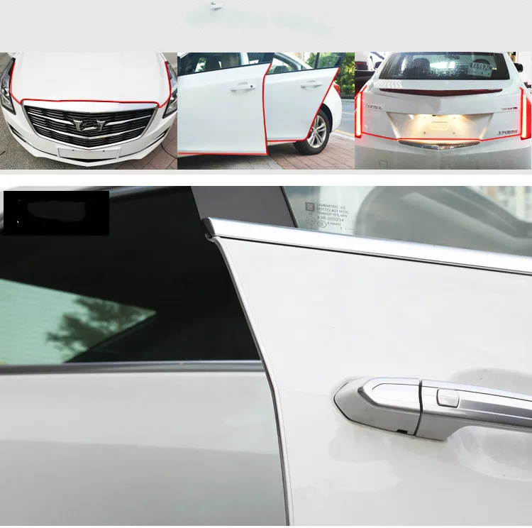 Car Door Protector Rubber Sealing Strip Anti Wear Rubber Strip Car Styling Suitable For Audi BMW VW Many Cars  Auto Car-styling (11)