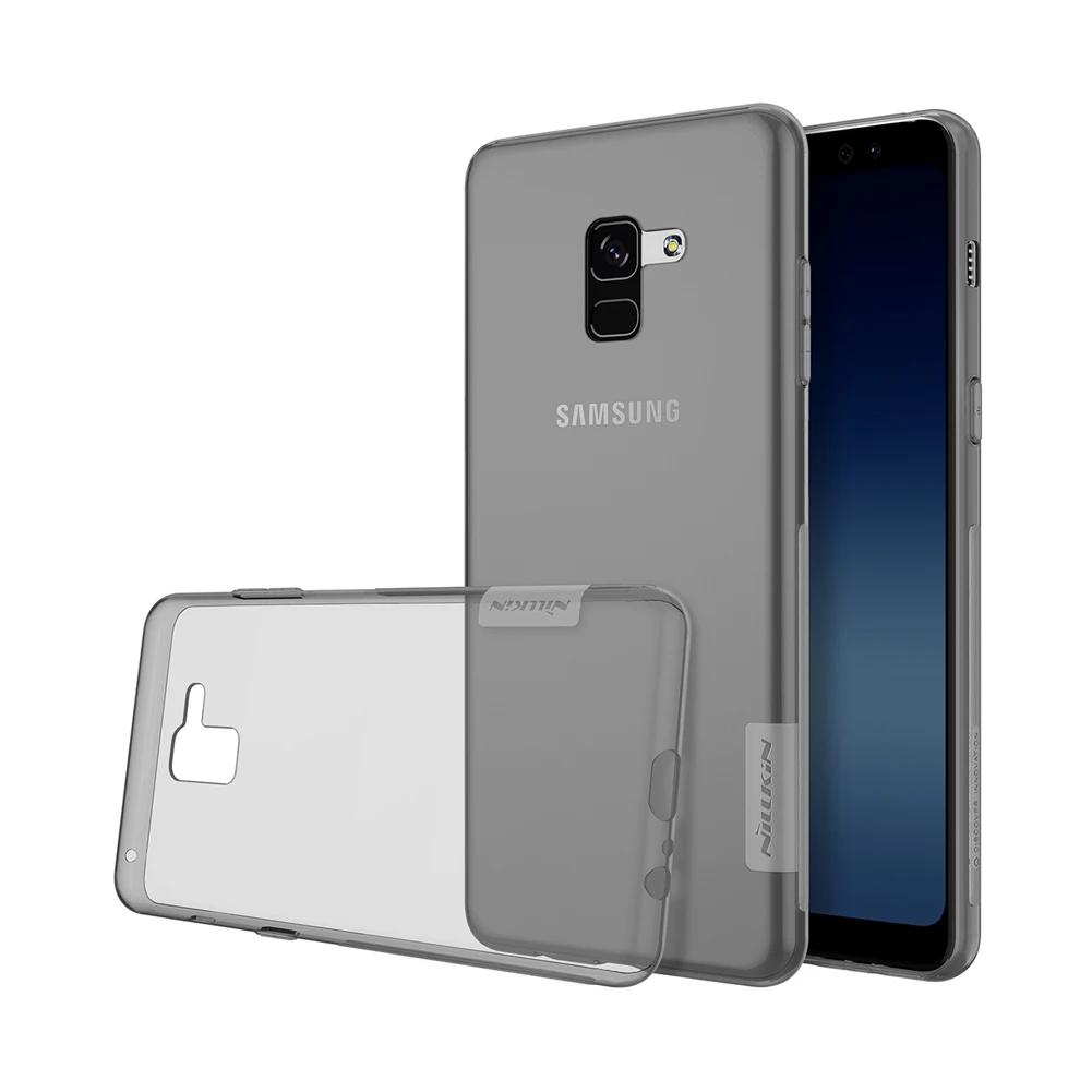 Для Samsung galaxy a8 плюс чехол Nillkin nature прозрачный мягкий кремний ТПУ Protector чехол для galaxy a8 плюс