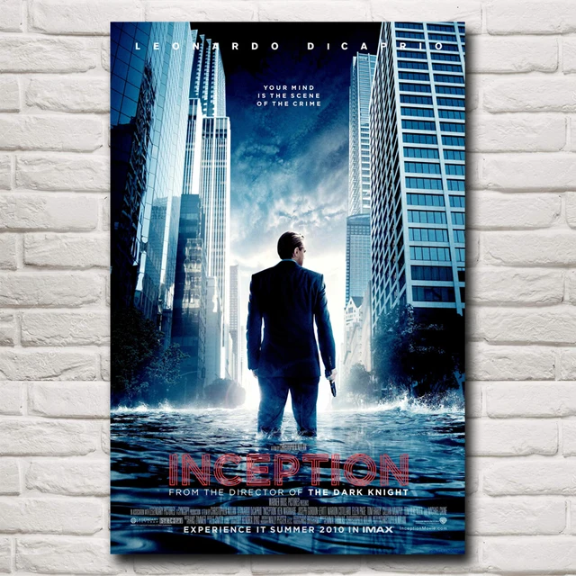 leonardo dicaprio inception movie art silk fabric poster print home