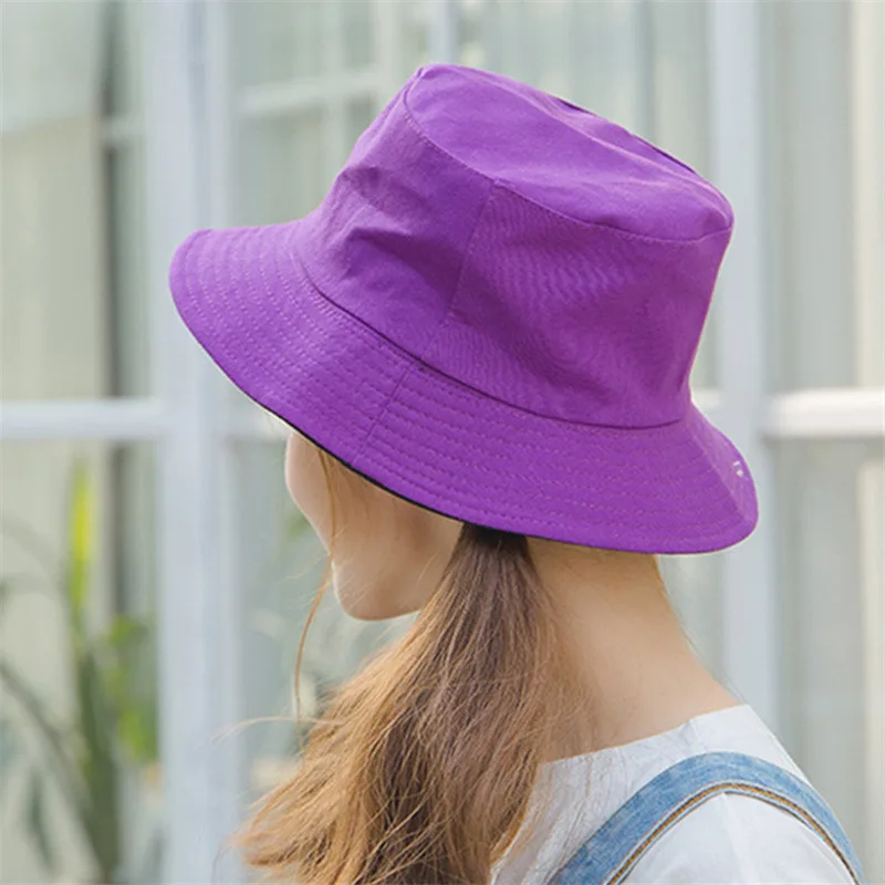 

Jackson Wang Star Same Style Bucket Hat Men Women Leisure Hats Harajuku Boonie Purple Yellow Couple Cap