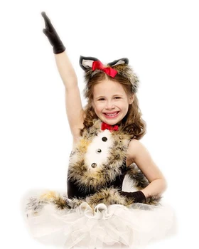 

2018 Professional Ballet Tutu End Of A Single Female New Stage Performance Clothing Small Fox Cartoon Costumes Clothes Dance