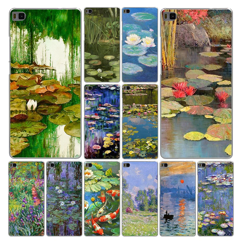 Чехол для телефона Lavaza Monet Garden Lotus huawei P20 P10 P9 P8 Lite Plus Pro 2017 2016 2015 P Smart 2019 | Мобильные