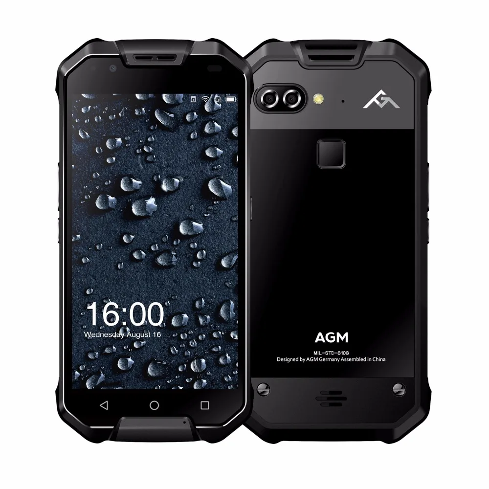 AGM X2 MSM8976SG Восьмиядерный IP68 водонепроницаемый смартфон 5," 6 ГБ ОЗУ 64 Гб/128 Гб ПЗУ 6000 мАч NFC 12 МП двойной настоящий мобильный телефон Cemara