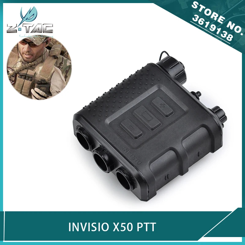 Z-tactical Airsoft Invisio X50 PTT Kenwood для Тактической Военной гарнитуры BAOFENG аксессуары для рации