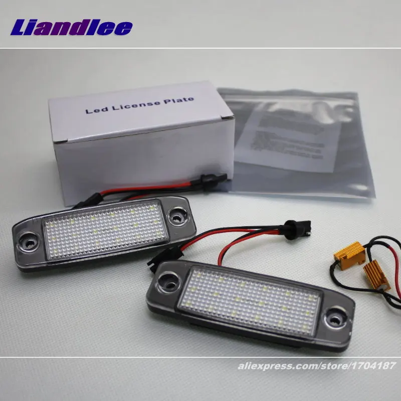 Liandlee для Hyundai Veracruz/IX55/LED автомобиля Номерные знаки для мотоциклов свет/номер Рамки лампа/Высокое качество светодиодные фонари