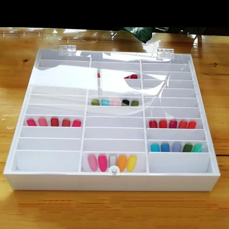 Kaufen Gefälschte Nagel Tipps Lagerung Box 30 Fächer Nägel Kunst Dekoration Behälter Display Fall