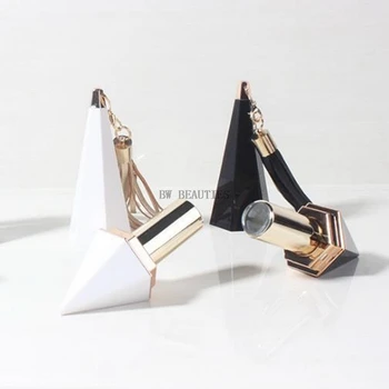 

100Pcs/Lot 12.1mm Lipstick Tube Blue Empty Lip Rouge Compact Container Beauty Tool Diamond Shape DIY Lip Balm Tube