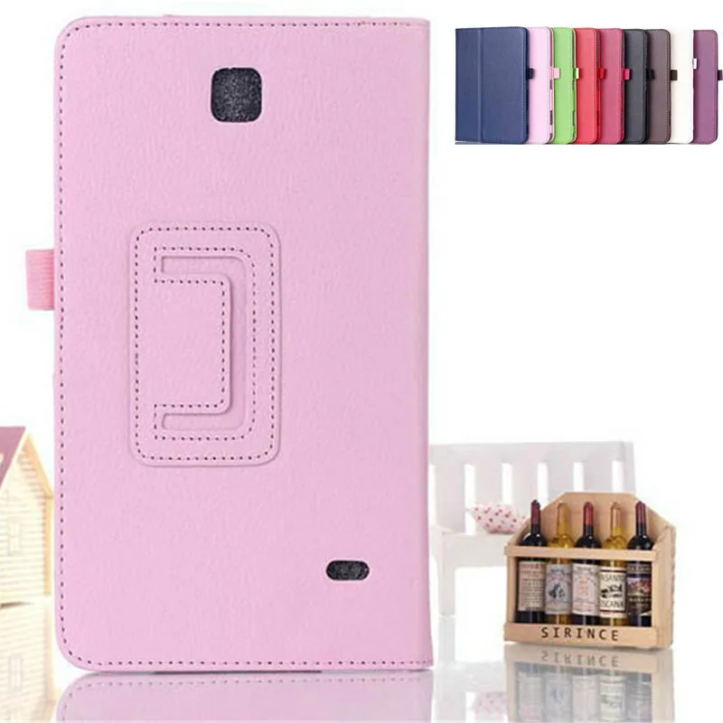 

Light weight Worker litchi PU Leather Case Stand Tablet Cover Case For Samsung Galaxy Tab 4 7.0 T230 T231 T235 SM-T231 SM-T230