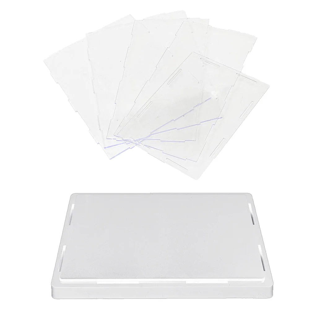 1 Clear Acrylic Display Box Dustproof Case for Kids Model Doll Toys Display Cube 20x10x10cm