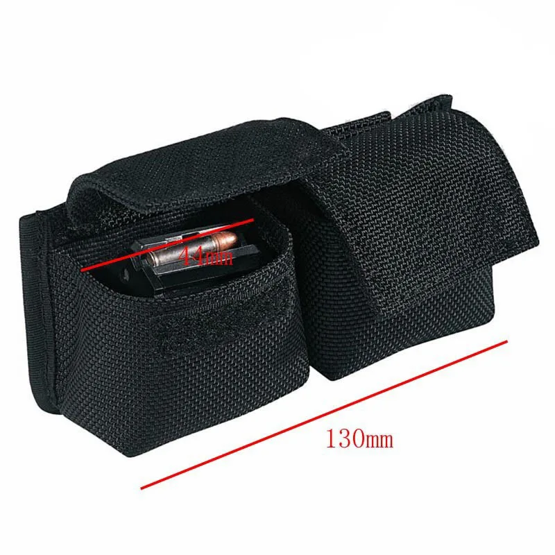 

100% Nylon Pistol Magazine Pouches Tactical Double Cartridge Clip Pouch Bag