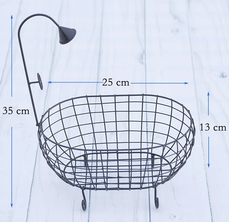 newborn photography iron basket