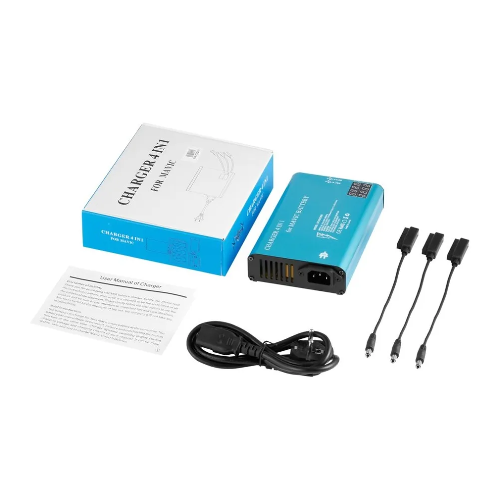 

4 in 1 Quick Charge Rapid Multi Battery Parallel Charger for DJI Mavic Battery