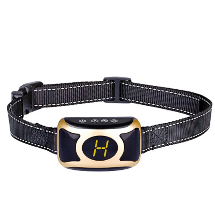 

Dog Anti Barking Training Device Collar Electric Waterproof with Screen Vibration Click Stop No Barking Trainer Agility Poles