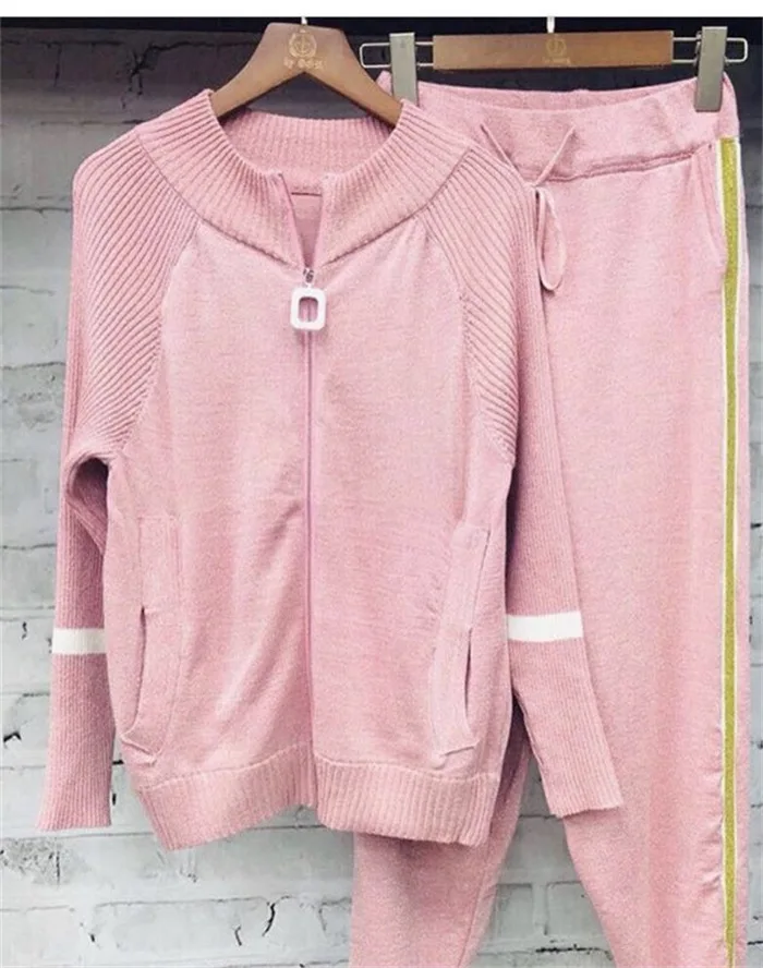 2018 Winter Women Tracksuit Two Piece Outfits Women Set Hooded Sweatshirt And Full Pant Women Set Casual Fitness 2 Piece Set