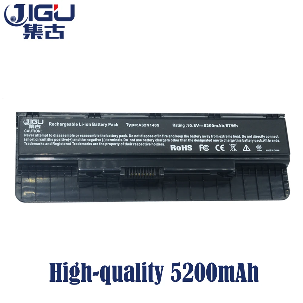 Аккумулятор JIGU для ноутбука 6 ячеек A32LI9H A32N1405 A32N14O5 A32NI405 Asus G551 G551J G551JK G551JM G58JM G771 G771J