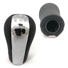 Chromed PU Leather 5 6 Speed MT Car Gear Shift Knob for TOYOTA Corolla Verso RAV4 Yaris 92-09 Gearshift Shifter Lever Stick Pen Chromed PU Leather 5 6 Speed MT Car Gear Shift Knob for TOYOTA Corolla Verso RAV4 Yaris 92-09 Gearshift Shifter Lever Stick Pen