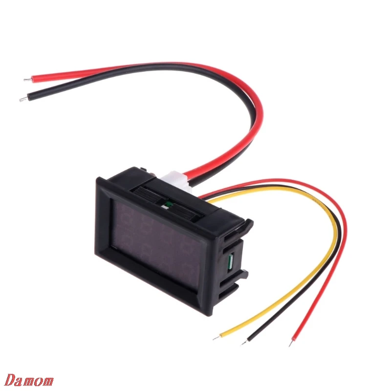 

0.28 inch Digital DC 4 Bit DC 100V 10A Voltmeter Ammeter Voltage Current Meter
