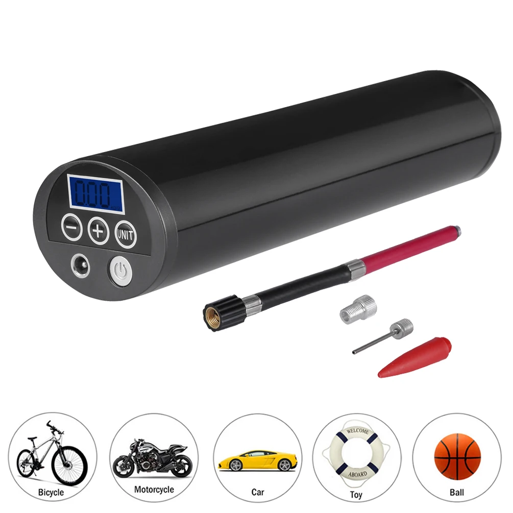 CARGOOL Handheld Air Compressor Digital Tire Inflator Pump Portable Mini Air Inflator with LCD Display Built