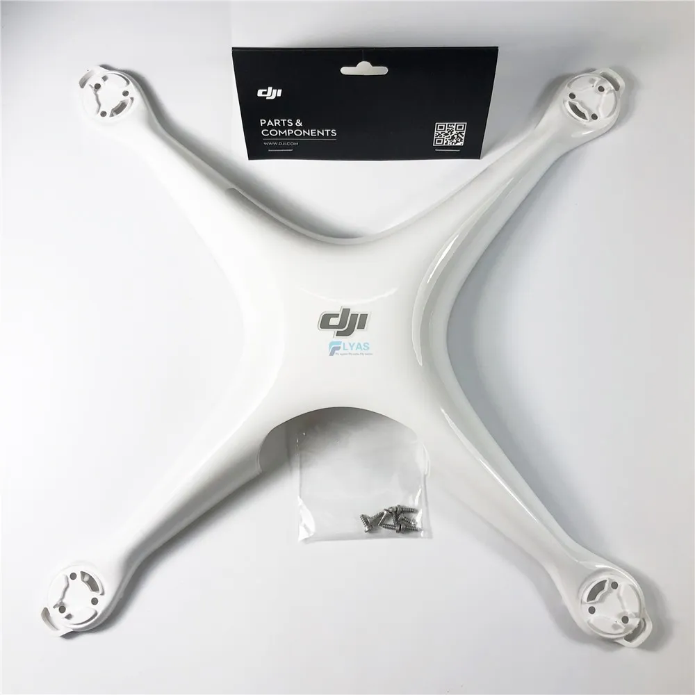 Корпус Корпуса для DJI Phantom 4 Расширенная верхняя крышка Нижняя оболочка шасси с винтом P4 Adv Запасная часть - Цвет: Upper Shell